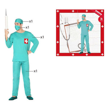 Costume for Adults 117180 Doctor Green (3 Pcs)