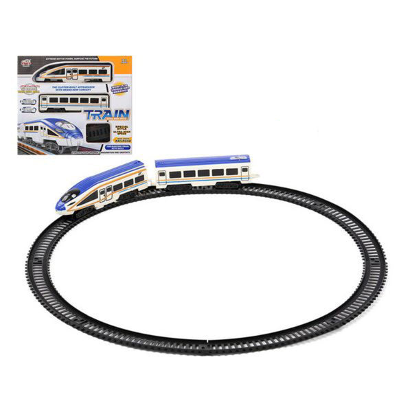 Train with Circuit 118224 Blue White