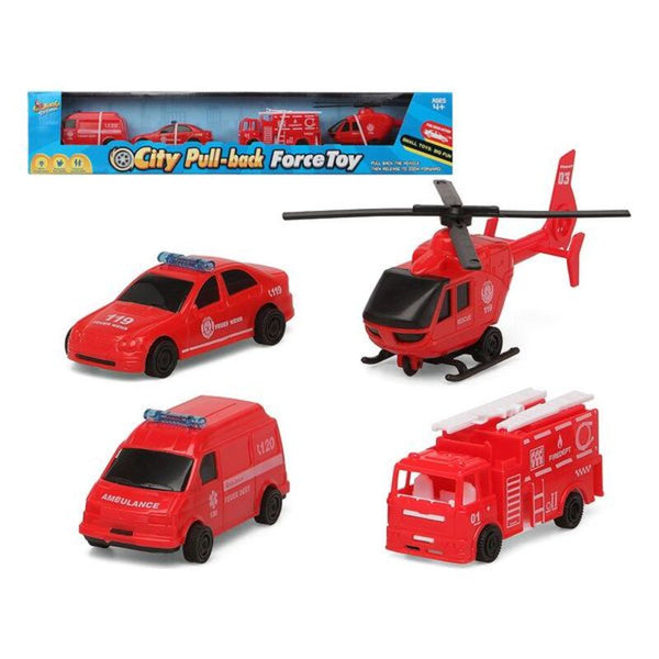 Vehicle Playset 119466 Fireman 4 pcs