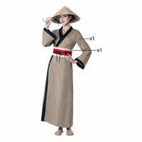 Costume for Adults Brown Chinese Woman