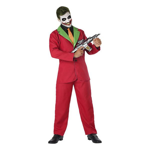 Kostum za odrasle Rdeča Moški Klovn Joker