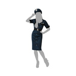 Costume Police Officer Lady Blue