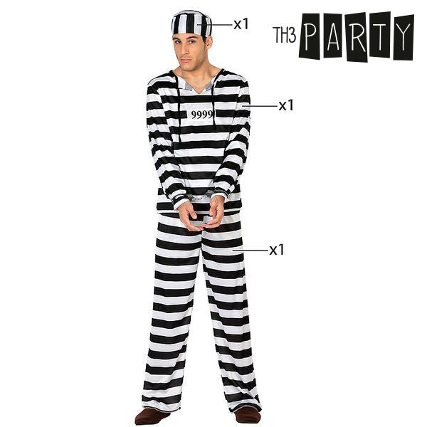 Costume for Adults 9486 Male prisoner