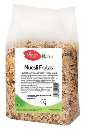 "Granero Muesli 10 Frutas 1 Kg"