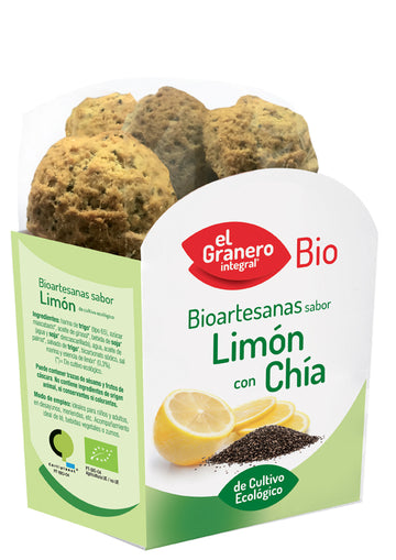 "Granero Galletas Artesanas Sabor Limon Con Chia 250g"