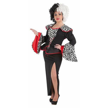 Kostum za odrasle Cruella de Vil M/L (3 Kosi)