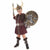 Costume for Children Male Viking Helmet (5 Pieces)