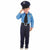 Costume for Children Muscular Police Officer (4 Pieces)