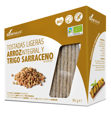 "Alecosor Bio Tostadas De Arroz y Trigo Sarraceno"