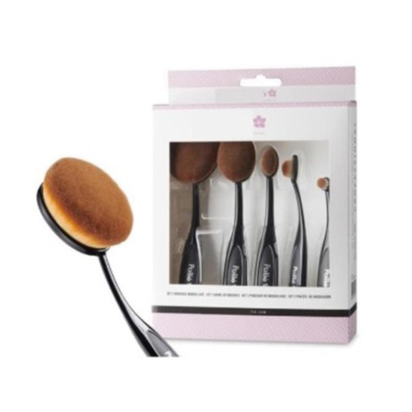 "Eurostil Maquillaje Set 5 Cepillos 5un"