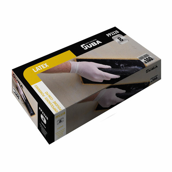 Disposable Gloves JUBA Box Powdered (100 Units)