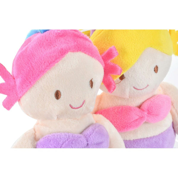 Rattle Cuddly Toy DKD Home Decor Mermaid (2 pcs)