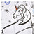 Shower Curtain DKD Home Decor Unicorn Polyester (180 x 200 cm)