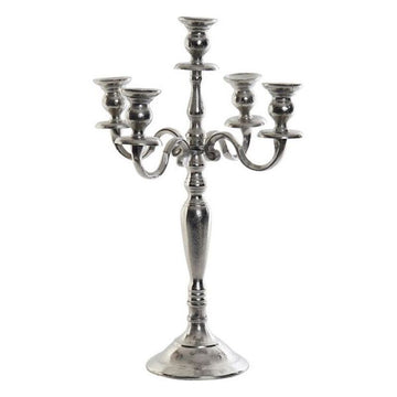 Candelabra Dekodonia Silver Aluminium (26 x 26 x 49 cm)