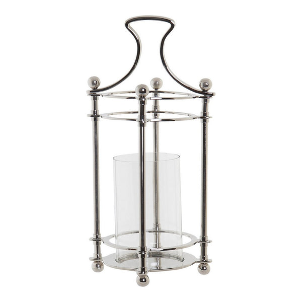 Candleholder DKD Home Decor Aluminium Crystal (22 x 22 x 50 cm)