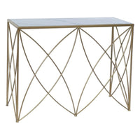 Console DKD Home Decor Metal Marble (100 x 33 x 78 cm)