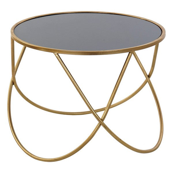 Side table DKD Home Decor Metal Crystal (60 x 60 x 45 cm)