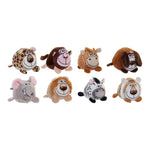 Fluffy toy DKD Home Decor Polyester Animal (8 pcs) (10 x 13 x 10 cm)