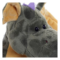 Fluffy toy DKD Home Decor Dragon Green Polyester (37 x 36 x 32 cm)