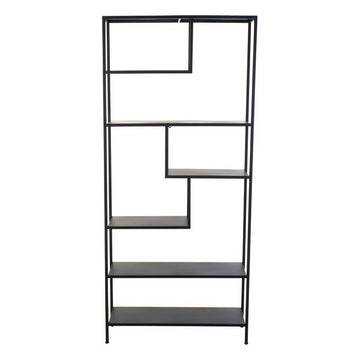 Shelves DKD Home Decor Black Metal (80 x 26 x 180 cm)