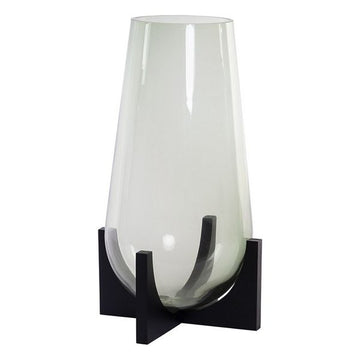 Vase DKD Home Decor Wood Crystal Modern (21 x 21 x 38 cm)