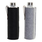 Glass Bottle DKD Home Decor Felt Polypropylene (PP) (2 pcs)