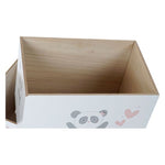 Decorative box Children's Blue Pink MDF Wood (2 pcs) (33 x 27 x 22 cm) (39 x 26 x 31 cm)