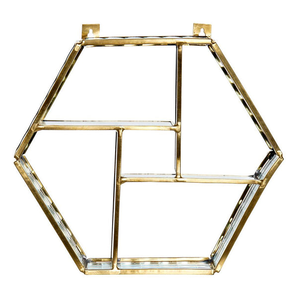 Shelves DKD Home Decor Metal Crystal (20 x 18 x 5 cm)