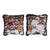 Cushion DKD Home Decor Polyester Black Multicolour (2 pcs) (40 x 40 cm)