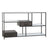 Shelves DKD Home Decor Metal Crystal (140 x 35 x 83 cm)