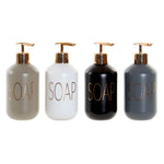 Soap Dispenser DKD Home Decor Soap Crystal ABS (4 pcs) (7.2 x 7.2 x 17 cm)