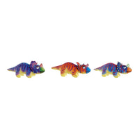 Fluffy toy DKD Home Decor Polyester Dinosaur (3 pcs) (38 x 11 x 14.5 cm)