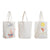 Multi-use Bag DKD Home Decor Mediterranean White Polyester (3 pcs) (43 x 15 x 66 cm)