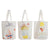 Multi-use Bag DKD Home Decor Mediterranean White Polyester (3 pcs) (43 x 15 x 66 cm)