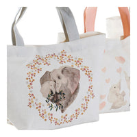 Multi-use Bag DKD Home Decor Elephant Polyester Canvas (3 pcs) (34 x 14 x 32 cm)