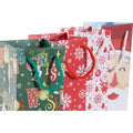 Christmas Bag DKD Home Decor Red Green Paper (4 pcs) (10 x 9 x 33 cm)