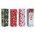 Christmas Bag DKD Home Decor Red Green Paper (4 pcs) (10 x 9 x 33 cm)