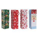 Christmas Bag DKD Home Decor Red Green Paper (4 pcs) (10 x 9 x 33 cm)