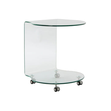 Side table DKD Home Decor Crystal Transparent (50 x 50 x 56.5 cm)