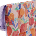 Cushion DKD Home Decor Peach Cotton (40 x 40 x 4 cm) (2 pcs)