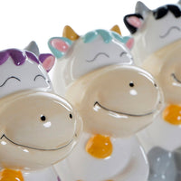 Money box DKD Home Decor Cow Dolomite (3 pcs)