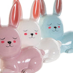 Money box DKD Home Decor Rabbit Dolomite (3 pcs)