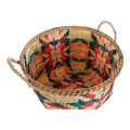 Basket set DKD Home Decor Bamboo Bali (3 pcs)