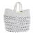 Multi-use Bag DKD Home Decor White Grey Cotton Fibre (29 x 19 x 27 cm)