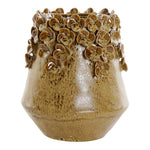 Vase DKD Home Decor Ocre Stoneware (18 x 18 x 20 cm)