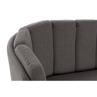 Sofa DKD Home Decor Grey Polyester Metal (141 x 74 x 78 cm)