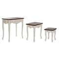 Set of 3 tables DKD Home Decor White (3 pcs) (60 x 40 x 66 cm)