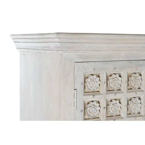 Cupboard DKD Home Decor White Mango wood (95 x 45 x 179.5 cm)