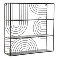 Shelves DKD Home Decor Black Metal (40 x 11 x 40 cm)