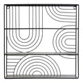 Shelves DKD Home Decor Black Metal (40 x 11 x 40 cm)